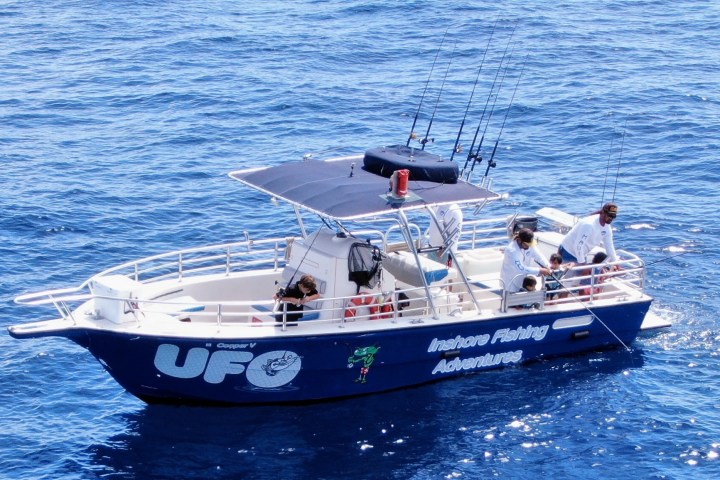 a small boat in a body of water