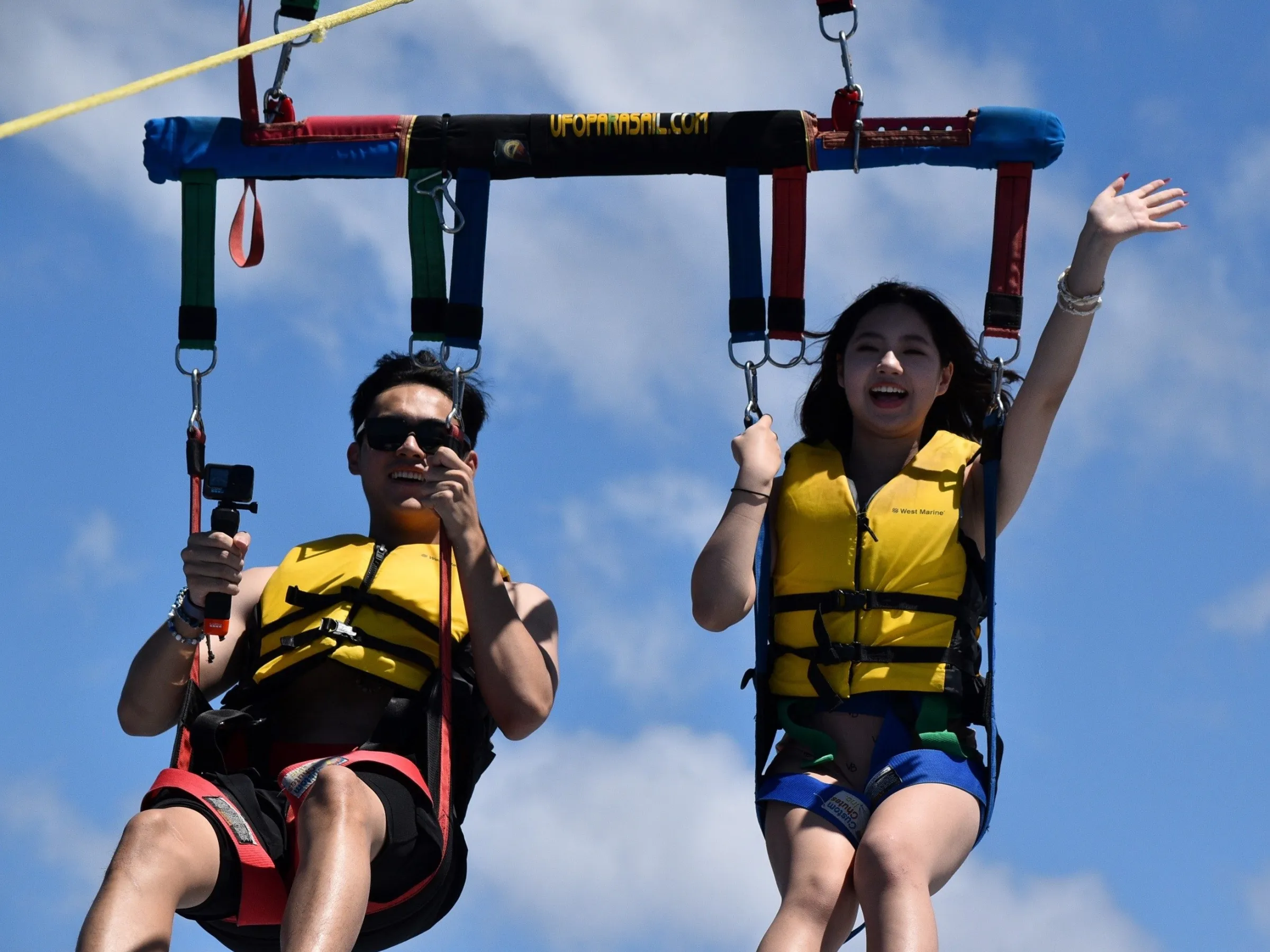 a group of people posing for the camera
